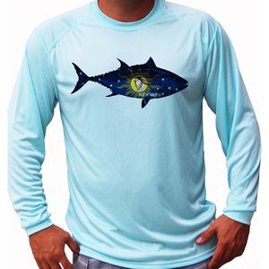 Conch Republic Flag Key West Florida Tuna Fishing T-Shirt Sun UV Protection